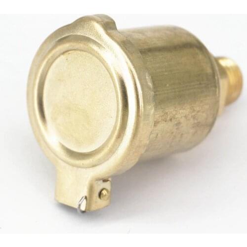 M14x1.5mm Metric Male Thread Brass Oil Cup Oil Port Cap Oiler Flip Cap Cover For Genertor Engine Bottom Brackets Capacity 12cc