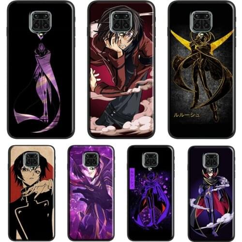Lelouch Lamperouge Code Geass Case For Xiaomi Redmi Note 10 Pro 7 8 9S 8T Note 9 Pro Back Cover For Redmi 9A 9C 9T 7A 8A