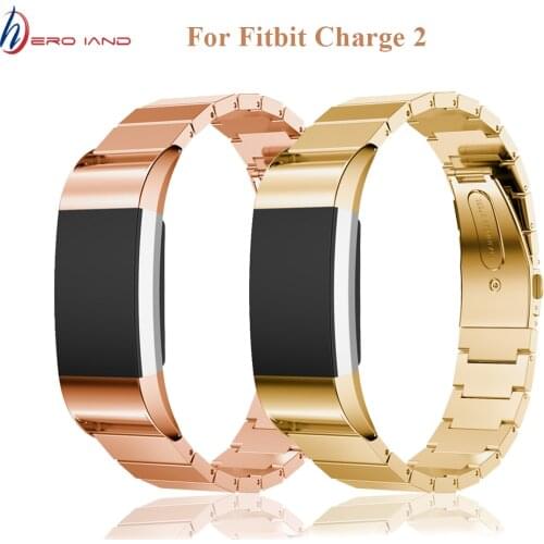 Stainless Steel Metal Wrist Strap for Fitbit Charge2 Watch Replacement Wirst Band for Fit Bit Charge 2 Smart Accessories 2019