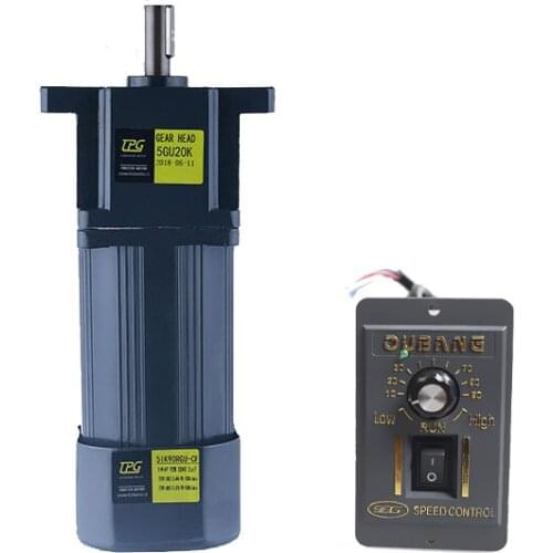 5IK90RGU-CF 90W AC220V AC gear reducer motor, adjustable speed, reversible, high torque + speed controller