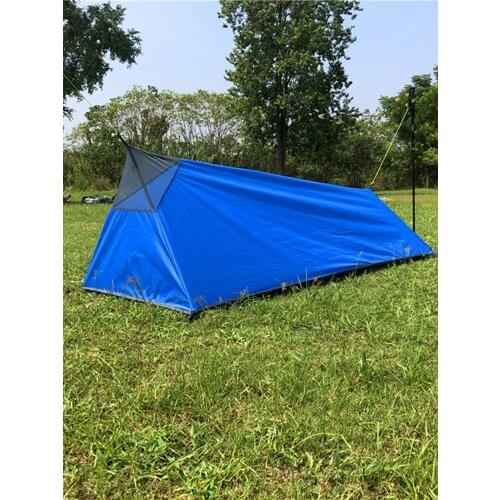 Outdoor Camping Tent Ultralight Tent Portable Canopy Hiking Climbing Waterproof Single Tent Sleeping Bag Camping Equipment