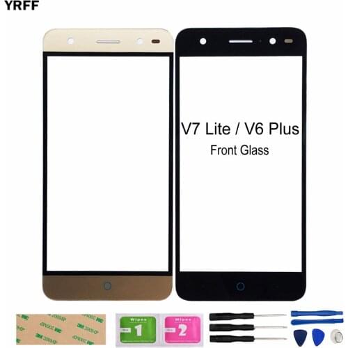 For ZTE Blade V7 Lite Front Glass Panel (No Touch Screen) Outer Glass Panel Cover Assembly Parts