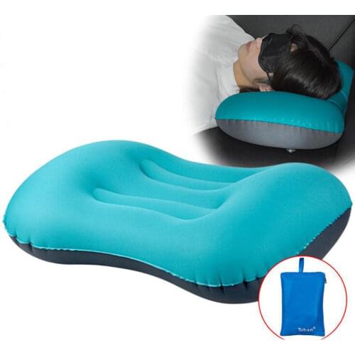 Portable Travel Inflatable Pillow Outdoor Mats Camping Pillow Multifunctional Outdoor Camping Mat Soft for Hiking Sleeping Gear