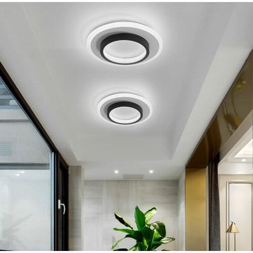 Modern LED Ceiling Lights Round Shape Ceiling Light Square Shape Ceiling Lamp For Hallway Living Room Loft Home Lighting