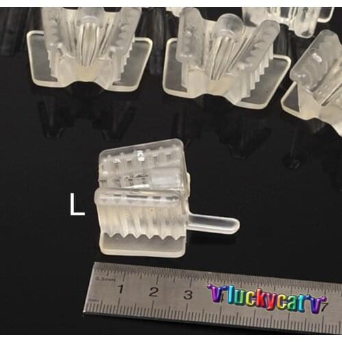 Dental Silicone Mouth Prop Support Holding Saliva Ejector Suction Tip Small & Large