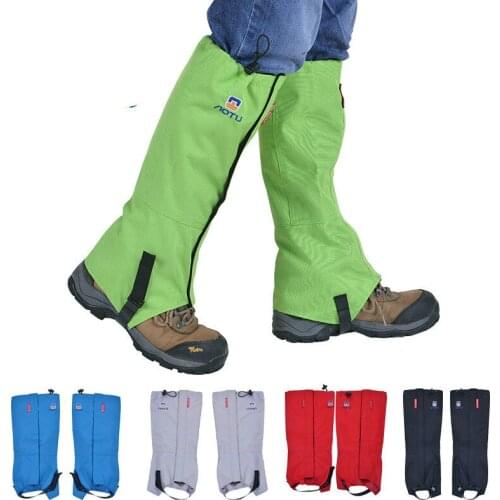 Outdoor waterproof cloth footwear adult mountaineering mosquito snow cover Oxford camping equipment overshoes Leg Sleeve Bundle