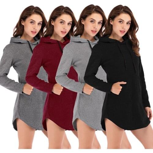 Женские длинные толстовки YIRENBC China At AliExpress