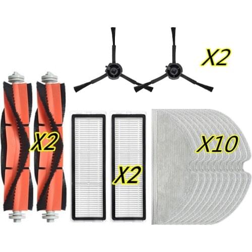 Parts For Xiaomi Mi Robot Mop 2 Pro + Pro+ Robotic Vacuum Cleaner STYTJ02ZHM Black / White Color
