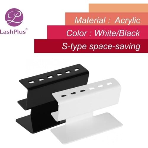 1 Set Acrylic Eyelashes Tweezers Storage Holder Durable Convenient Tweezers Rack Stand Shelf Holder Beauty Makeup Tool