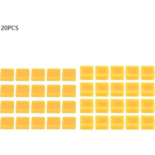 20Pcs Yellow Food Grade Natural Beeswax Accessories Material for Making Soap Lipstick Natural Beeswax Candle