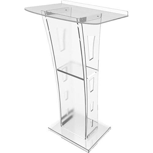 Acrylic Podium Plexiglass Pulpit School Church Lectern Modern Clear Thick Acrylic Podium Lectern Church Pulpit