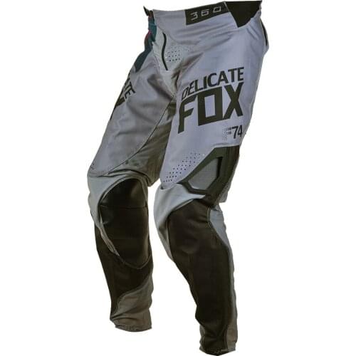 Free Shipping Delicate Fox 360 Draftr Pants Motocross Racing MX Dirt Bike Offroad Motor Street Moto Grey Trousers Mens