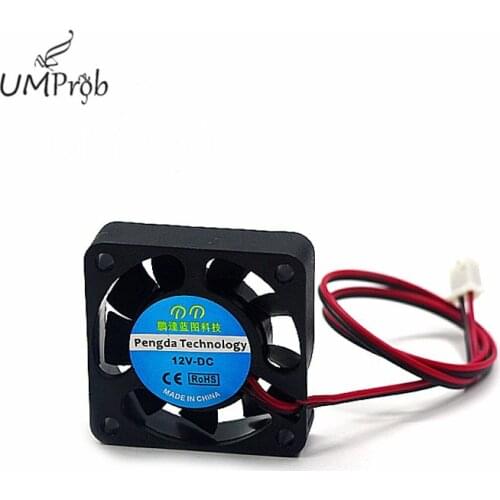 2020!DC 12V Mini Cooling Fan 2Pin Cooler Brushless Chipset Heat Sink Small Exhaust Fan for 3D Printer Diy Kit