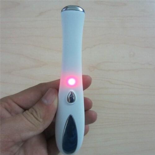 Electric Heat Eye Care Massage Pen Beauty Vibration massager for Anti-aging removal eye wrinkles Under eye Bags dark circle