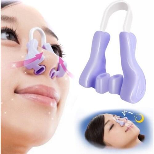 Purple Nose Up Clip High Quality Nose Lifting Shaper Bridge Straightening Clip Corrector Makeup Face Lifting Beauty Tools