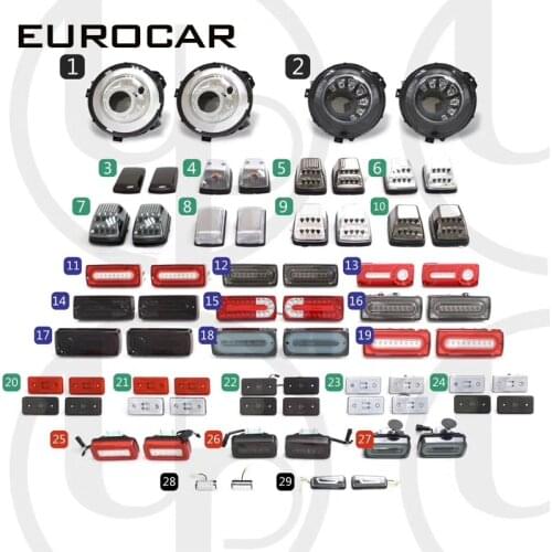 Front and rear light for w463 g63 g65 g550 g500 g350 headlight W463 tail lamp 1990y-2018y g wagon LED