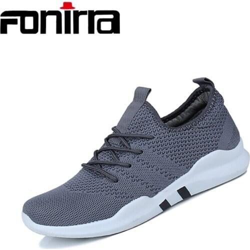 FONIRRA Spring And Summer Fashion Mens Casual Shoes Lace-Up Breathable Shoes Sneakers Mens Trainers Zapatillas Hombre 390