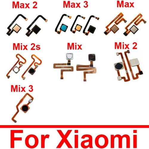 Fingerprint Home Button Flex Cable For Xiaomi Mi MIX 2 2S 3 Menu Return Key Recognition Sensor Flex Ribbon Replacement Parts