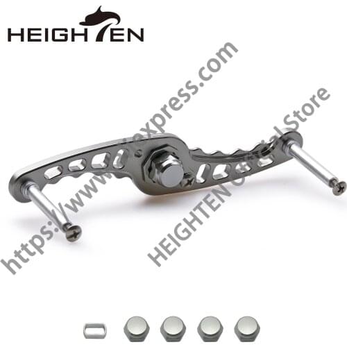 New Design Fishing Reel Handle Aluminum Alloy Fishing Reels Saw Shape Rocker High Quality Accessory Hole Size 5*8mm Accessories