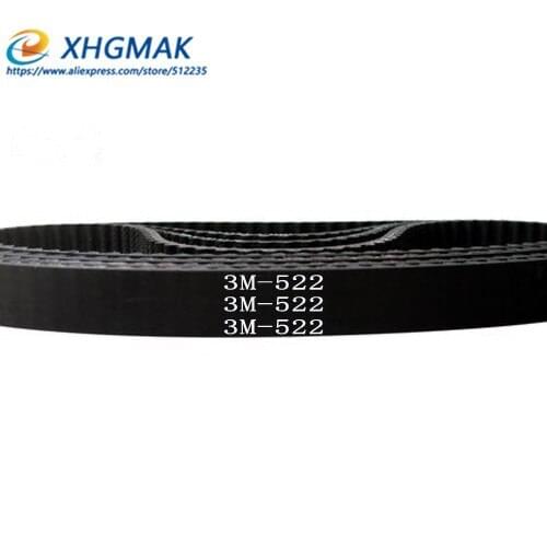 HTD 3M Timing belt C= 519 522 525 531 width 6/9/15mm Teeth 173 174 175 177 HTD3M synchronous 519-3M 522-3M 525-3M 531-3M