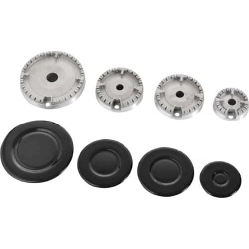 Universal Burner Hat Set Cooker Oven Hob Gas Burner Crown Flame Cap Cover for kitchen gas-burner gas stove handles