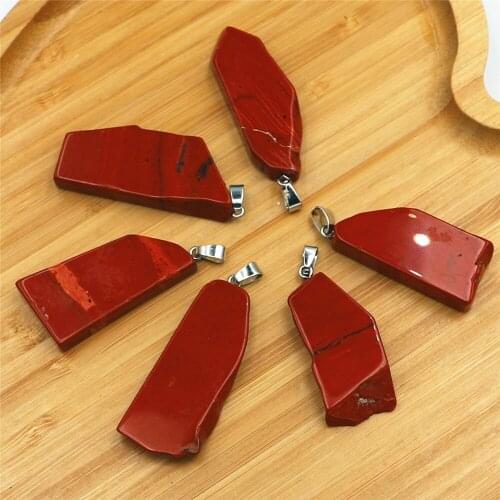 Wholesale 15 Pieces/batch of New Fashion High-quality Natural Rainbow Stone Irregular Pendants for Jewelry Making