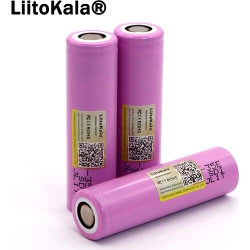 Original INR18650-35E 3.7V 3500mAh Max 13A Discharge Power Battery For Flashlight batteries
