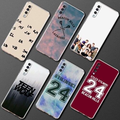 Transparent Phone Case For Samsung Galaxy A50 A70 A20E A10 A20 A30 A40 A10S A10E Soft Silicone Luxury Phone Cover Teen Wolf Fall