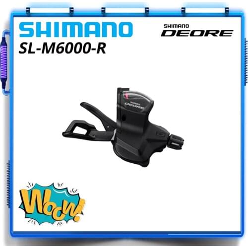 Shimano Deore m6000 10 speed shifter lever SL-M6000-R DEORE RAPIDFIRE PLUS 10S 10v Right Shift Lever Clamp 10-speed switch