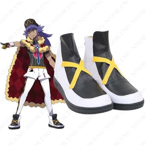 Sword Shield Leon Cosplay Boots Anime Shoes Custom Made