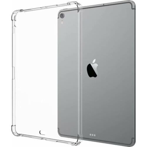For iPad Pro 11 2018 2020 2021 TPU Silicon Transparent Shockproof Cover For iPad Pro 12.9 2015 2017 2018 2020 2021 Soft Case