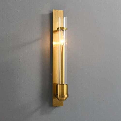 Postmodern light luxury living room wall lamp personality creative villa bedroom bedside lamp Nordic minimalist designer lamps