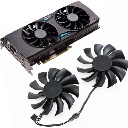 87MM PLA09215B12H 4PIN GTX980 GPU FAN For EVGA GTX950/960/970/980/980ti ACX Video Cards Cooling system Cooling Fans
