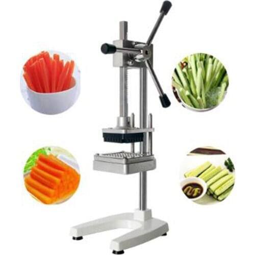 Vertical Potato Cutter Manual French Fries Slicer Maker Machine With 3 Blades Vegetable Food Cutting Machine Kitchen Tool