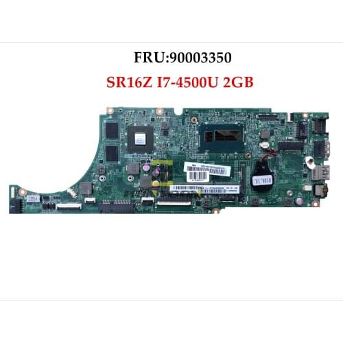 High quality FRU:90003350 For Lenovo Ideapad U430 U430P Laptop Motherboard DA0LZ9MB8F0 LZ9 SR16Z I7-4500U DDR3 2GB Fully Tested