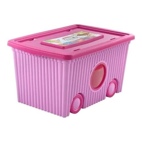 Boys and Girls Toy Storage Box 60 L Softcover 4 Wheel Toy Box Toy Boxes Toy Storage Playbox Rollbox