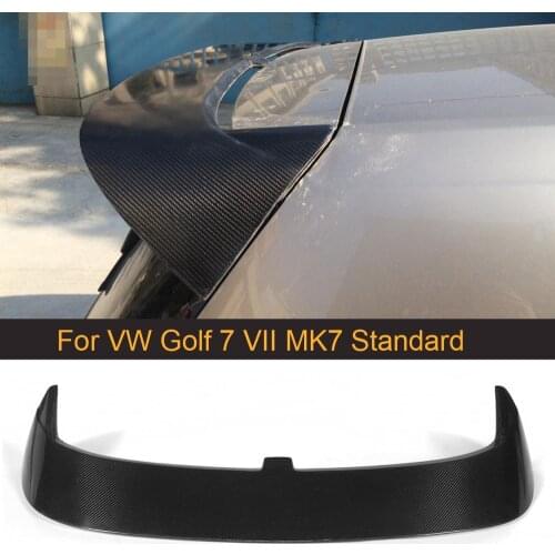 Carbon Fiber Rear Roof Spoiler Wing for Volkswagen VW golf 7 VII MK7 Standard 2014 - 2017 Non GTI Rear Trunk Roof Spoiler FRP