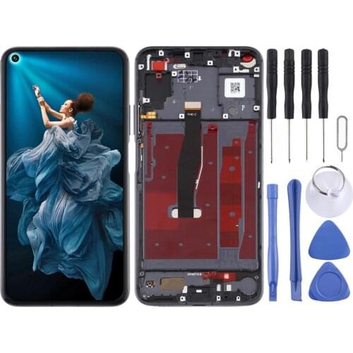 LCD Screen and Digitizer Full Assembly with Frame for Huawei Honor 20