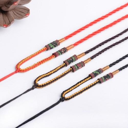 5Pcs/Lot Hand Knitted Sweater Chain Necklace Pendant Rope Adjustable Man Woman Homemade Jewelry DIY Material Wholesale
