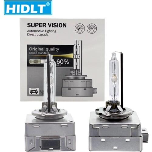 HIDLT 2PCS New OEM 35W 55W D1S Xenon HID Bulbs D3S 6000K 4300K 5000K 8000K HID Xenon Lamp D1S Xenon Bulb With Metal Base Holder