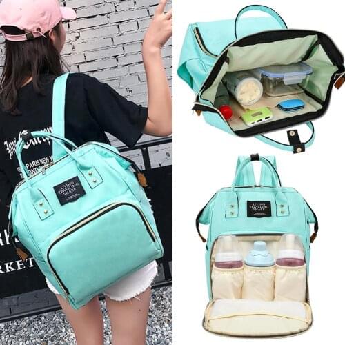 2020 NEW Diaper Bag Mummy Maternity Nappy Bag Women Backpack Nappy Large Capacity Baby Waterproof Travel Shoulder Bag Baby Care
