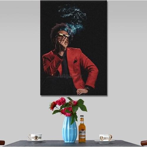 Weeknd poster painting wall art canvas living room home interior bedroom study dormitory decorative prints