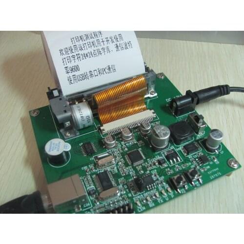 STM32 Thermal Printer Development Board-send Source Code-schematic Diagram-serial Download Font Library