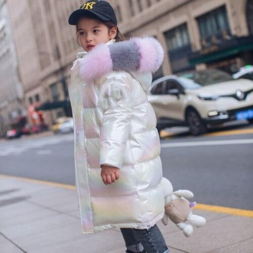 2020 Girls Winter Colorful Bright Warm Down Padded Jacket Coat