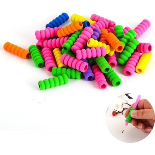 10Pcs Sponge Pen Holder DIY Diamond Embroidery Tools Pen Cover Cross Stitch Accessory Diamond Painting Pen Tools Set