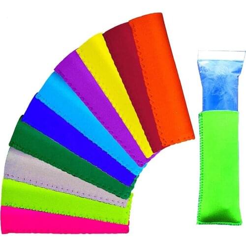 10 Pieces Ice Holders Holder Bags Ice Sleeves Reusable Freezer Covers For Healthy Snacks