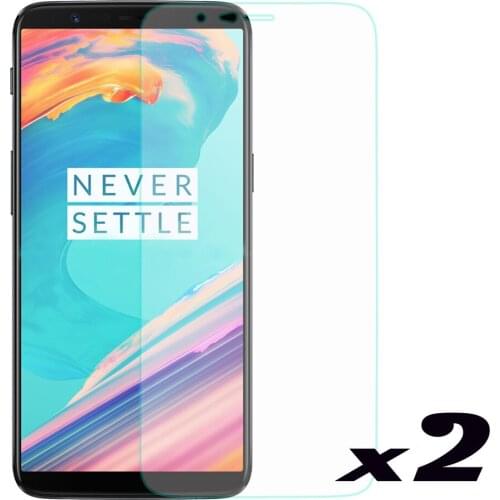 2pcs/lot Tempered Glass Screen Protector For Oneplus 5T 9H HD Explosion-proof Front Guard Tempered Films For Oneplus 5T A5010