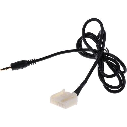 3.5mm 20Pin AUX In Adapter Audio Cable for Toyota RAV4 Camry Corolla Prius