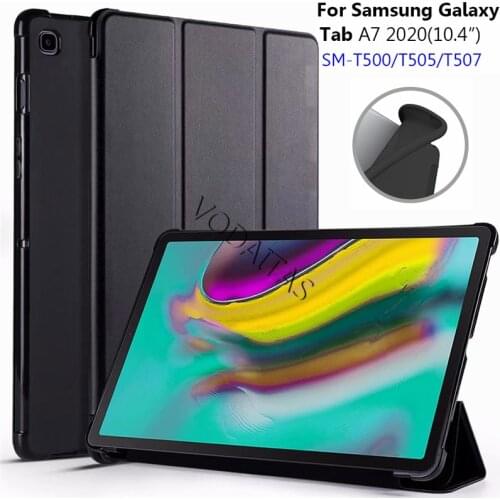 For Samsung Galaxy Tab A7 2020 T500 Case,Magnetic PU Leather Stand Tablet Cover for Samsung Galaxy Tab A7 10.4"SM-T500 T505 T507