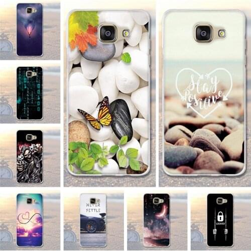 For Samsung Galaxy A5 2016 Case Skull Cartoon Pattern Soft TPU Cover For Samsung A5(2016) A510F A510 A510M A5100 Cell Phone Bags
